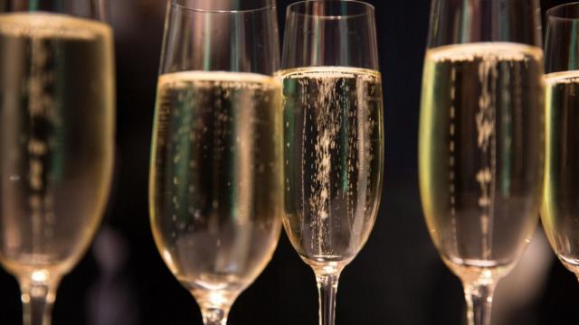 Burbujas del mejor espumoso.