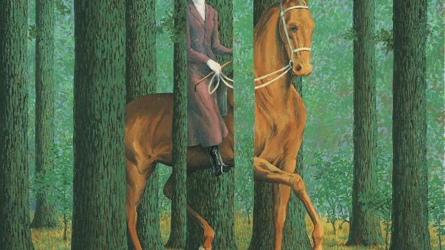 La firma en blanco, 1965. National Gallery of Art, Washington © Todas las imágenes: René Magritte, Vegap, Madrid, 2021