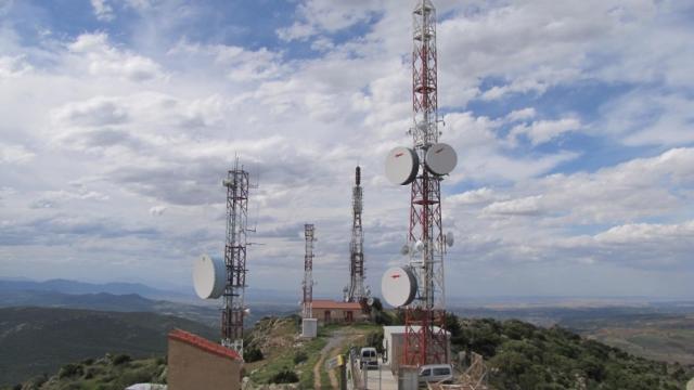 Antenas de telecomunicaciones en la provincia de Teruel.