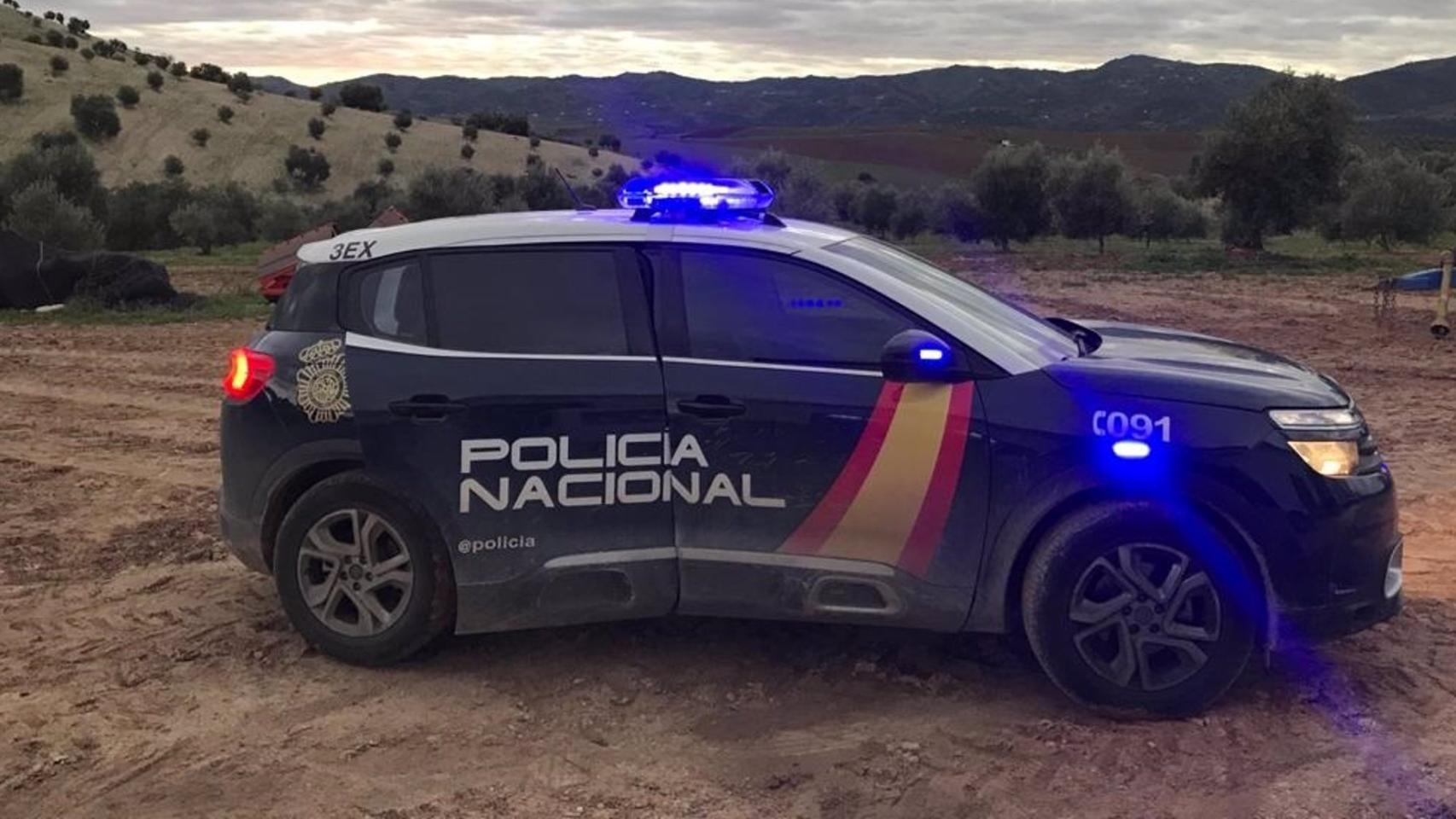 Un vehículo de la Policía Nacional.