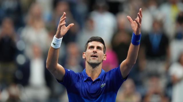 Novak Djokovic, en el US Open