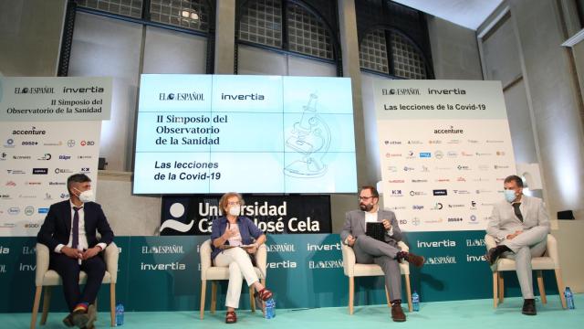 Eduardo López-Collazo, Margarita del Val, Eduardo Ortega e Iñaki Comas.