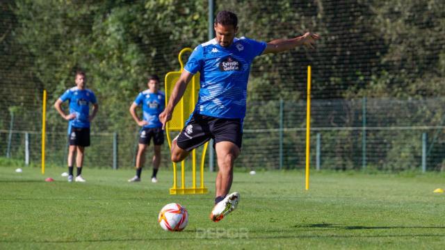 Celso Borges durante un entrenamiento.