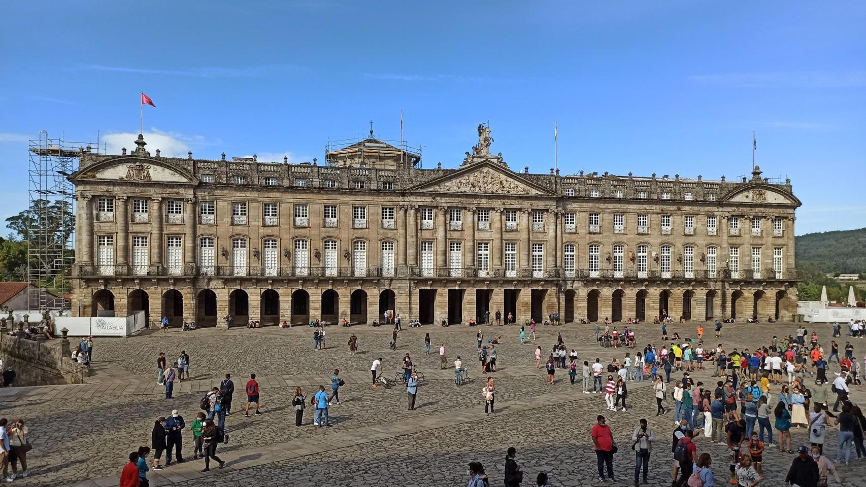 El Concello de Santiago de Compostela, en una foto de archivo.