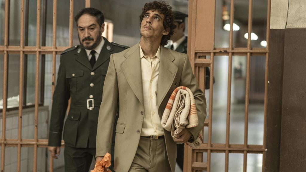 Miguel Herrán en las primeras imágenes de la película 'Modelo 77'.