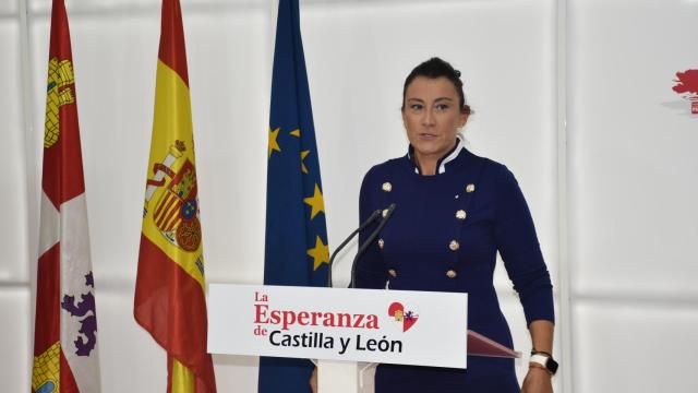 La presidenta de la Comisión de Investigación de la Trama Eólica, Perla Negra y Terrenos de Portillo, Ana Sánchez, en una foto de archivo