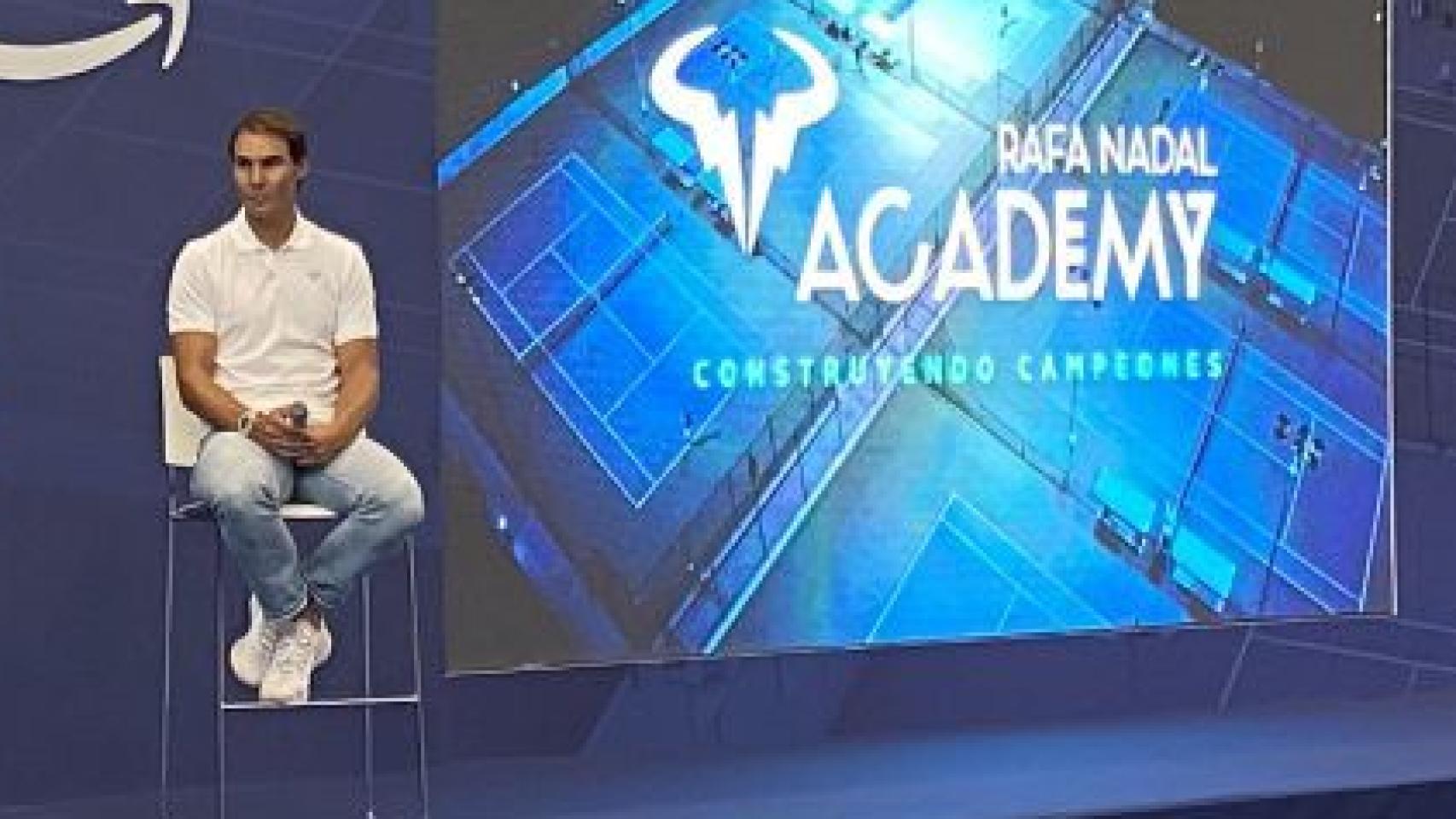 Captura del vídeo de la presentación del documental de la Rafa Nadal Academy by Movistar