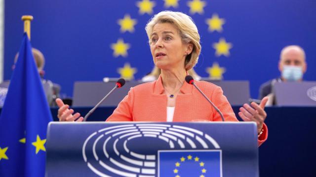 La presidenta de la Comisión Europea, Ursula von der Leyen.