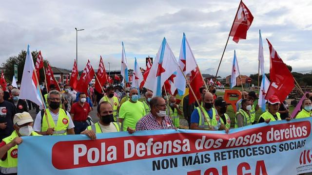 Manifestación de IKF en A Guarda
