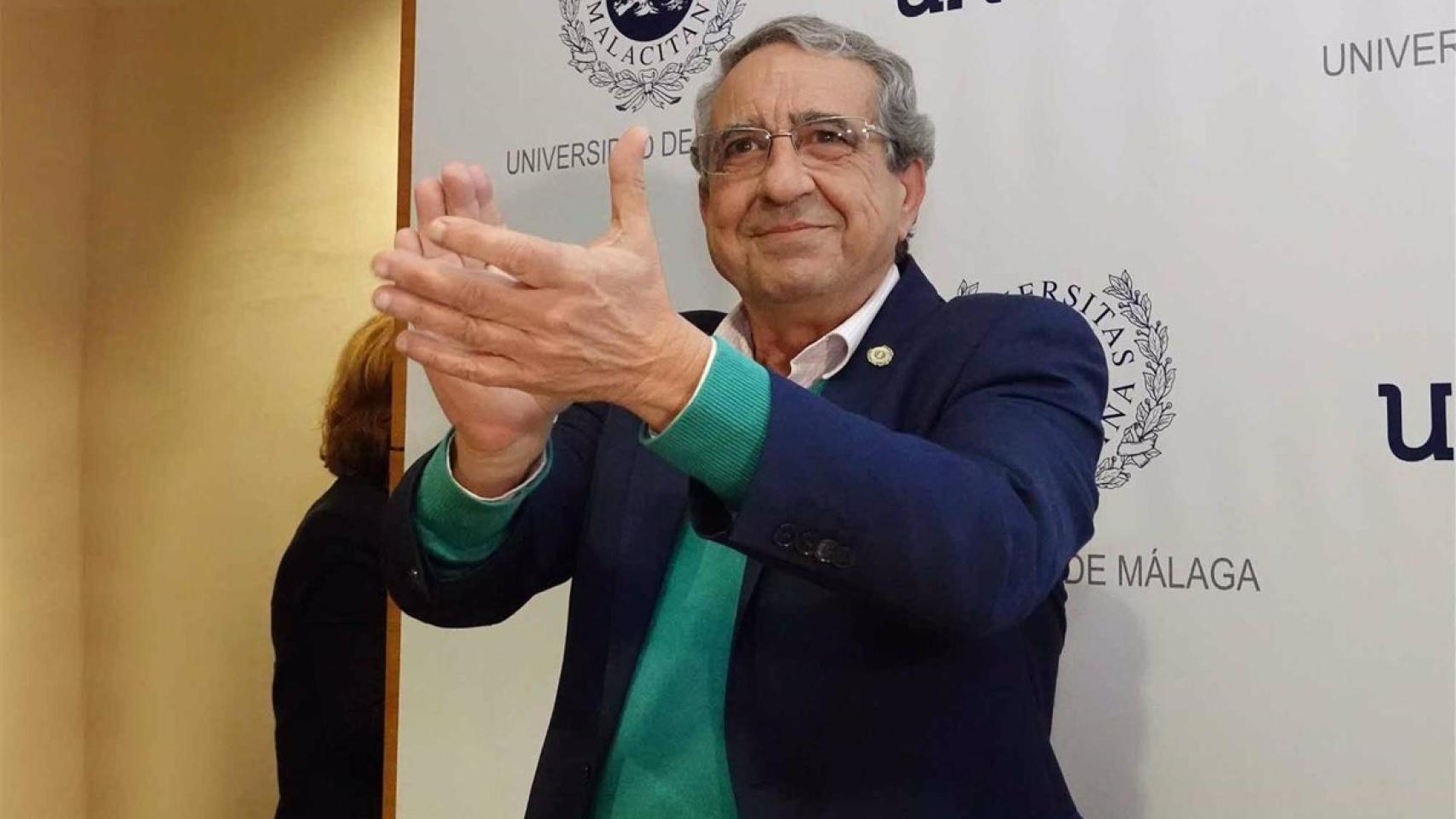 El rector de la UMA, José Ángel Narváez