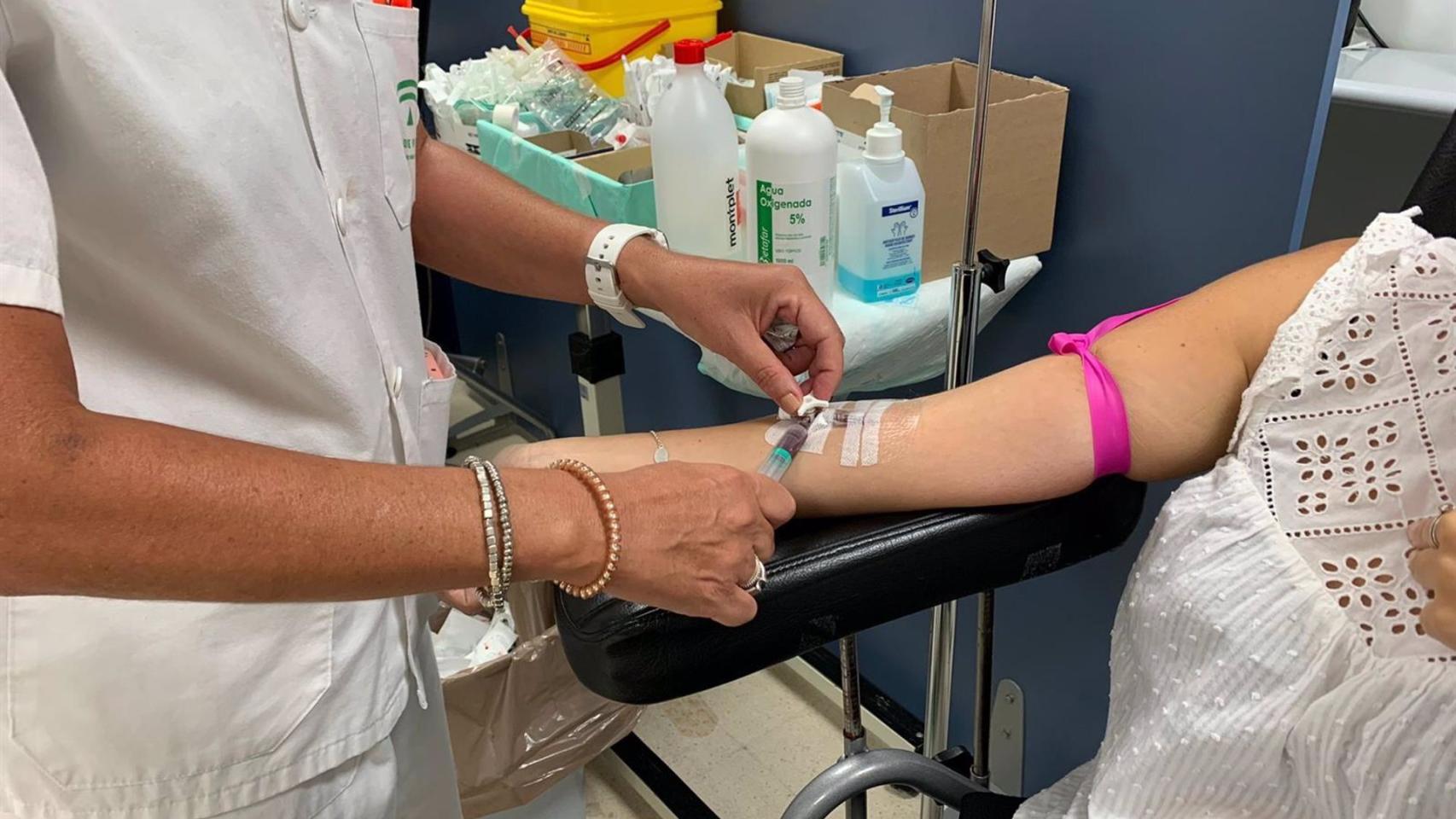 Una persona que convive con la diabetes