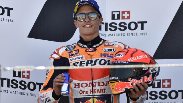 Marc Márquez, en el Gran Premio de Aragón