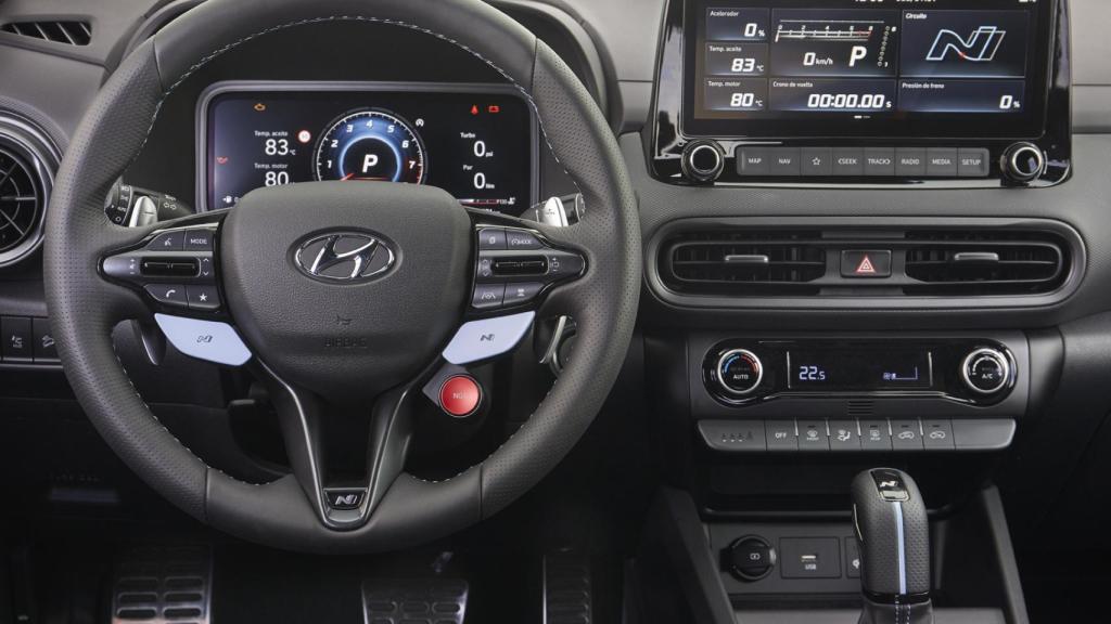 Interior del Hyundai Kona N.