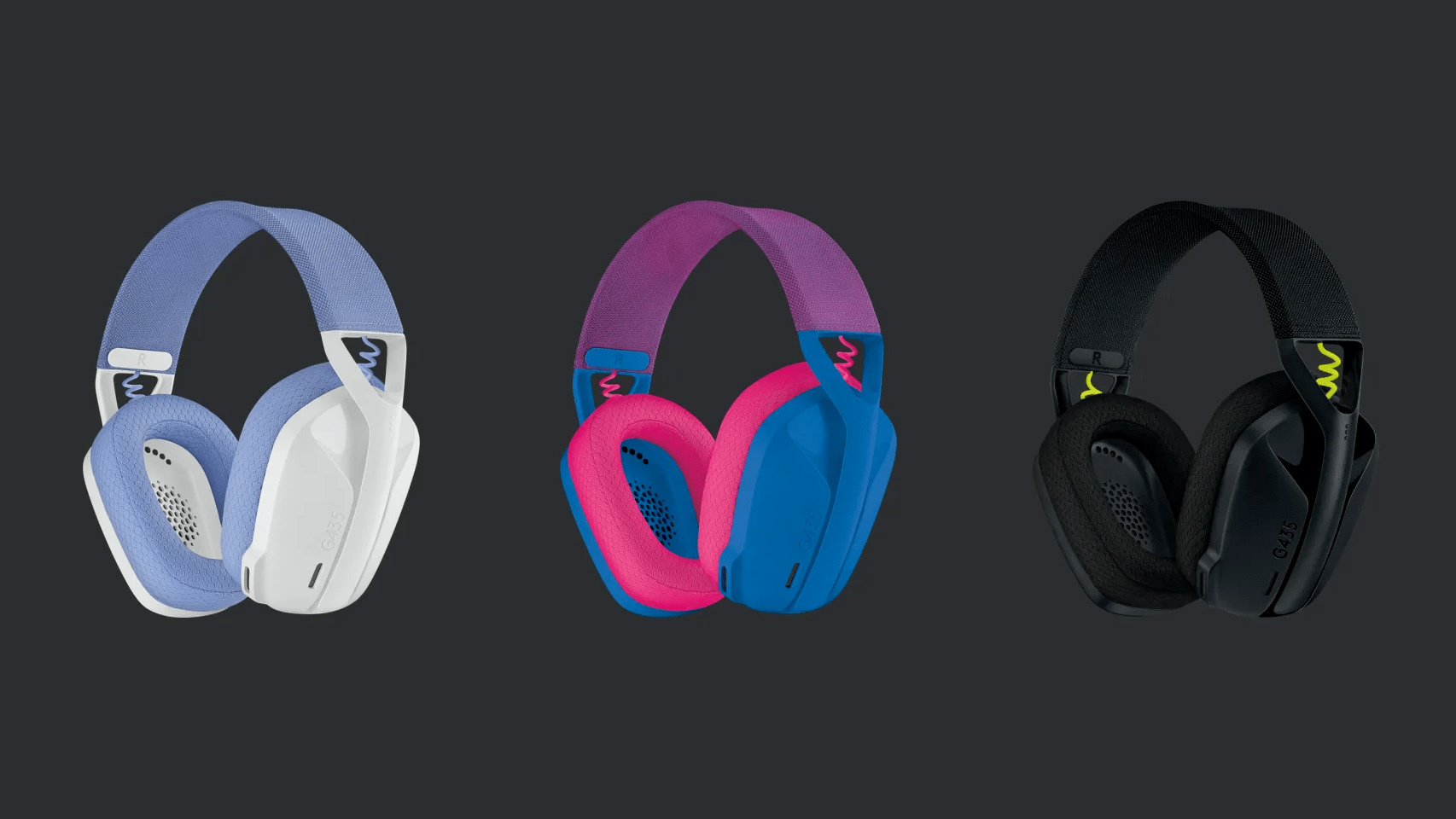 Logitech G435 en todos sus colores.
