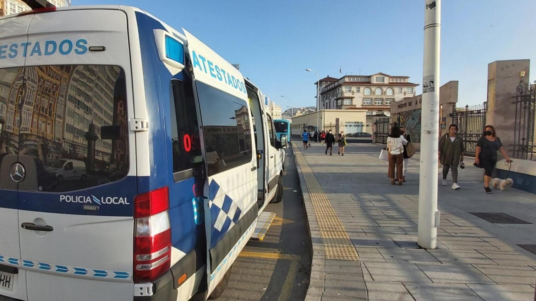 La Policía Local de A Coruña en una foto de archivo.
