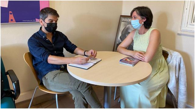 Reunión mantenida con la presidenta de la FANPA de Ferrolterra.