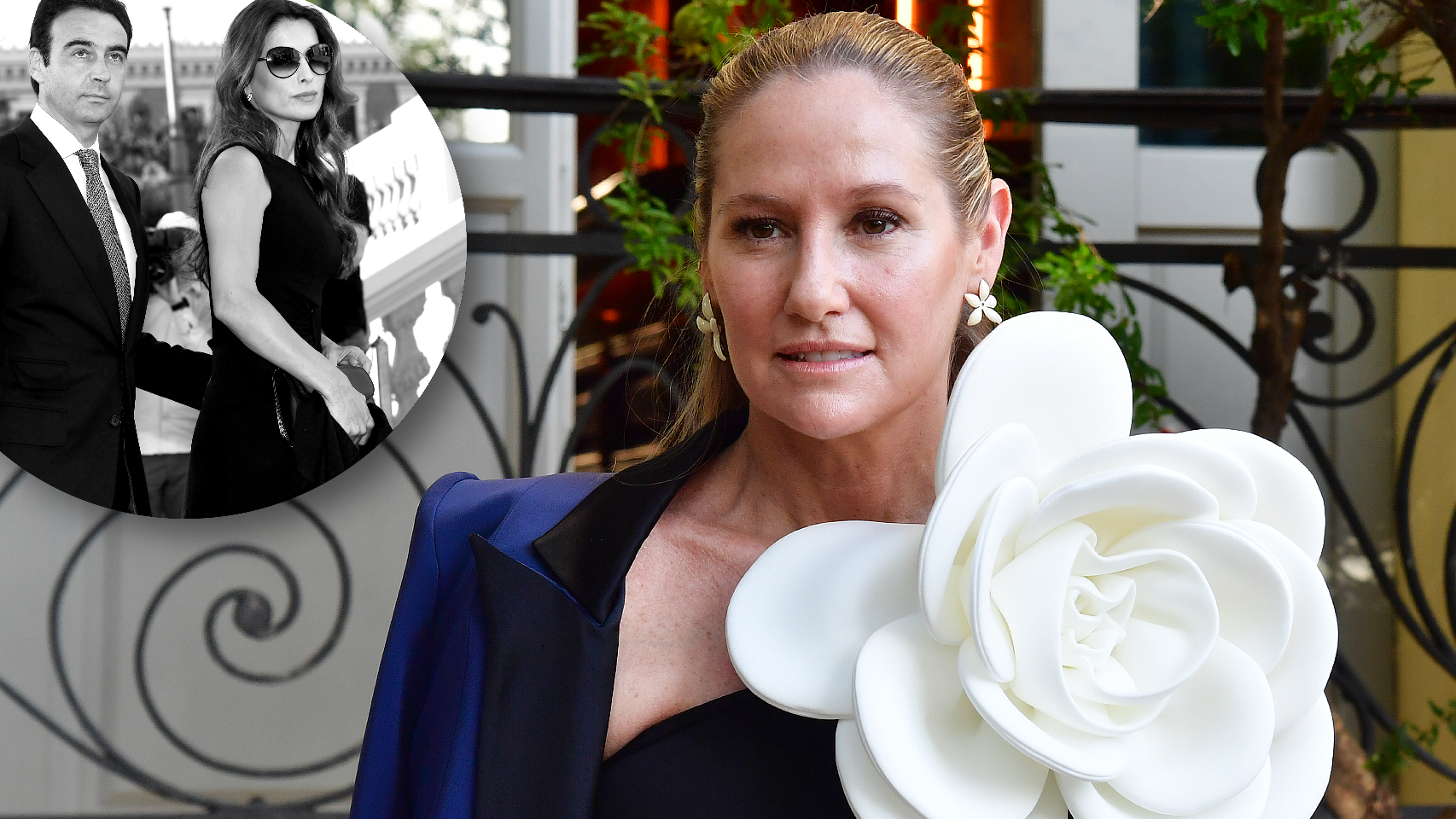 Fiona Ferrer junto a Paloma Cuevas y Enrique Ponce, en un montaje de Jaleos.