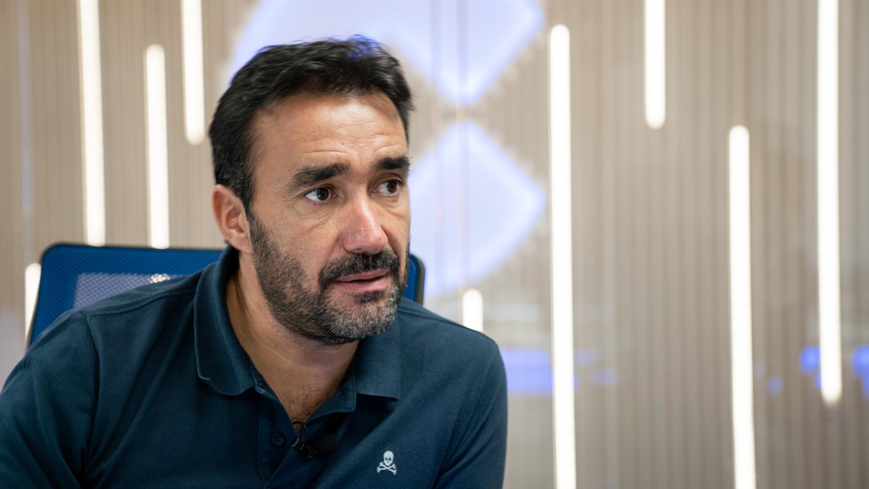 Juanma Castaño durante una entrevista con EL ESPAÑOL.