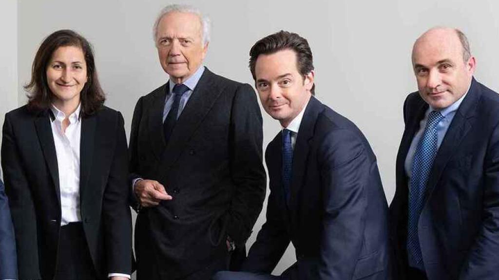 El comité de inversión estratégico, con Edouard Carmignac en el centro.