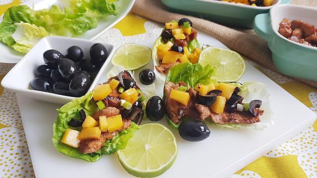 Ssäm de aceituna negra Hojiblanca y presa ibérica