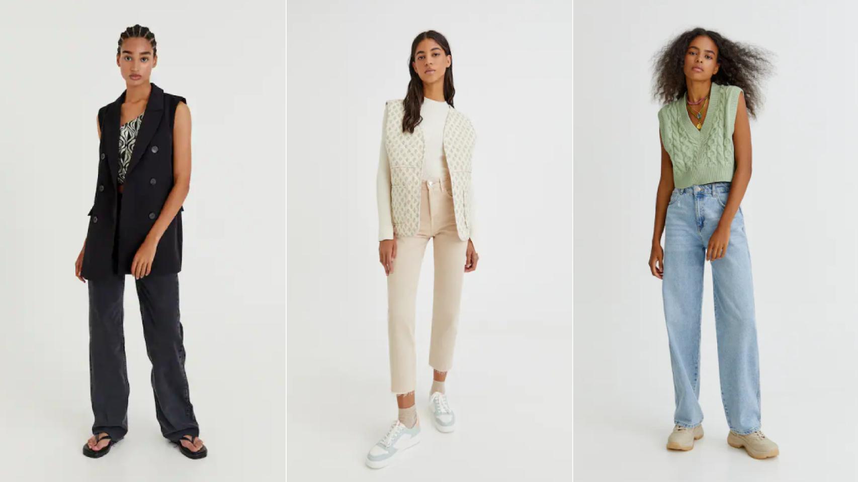 Chalecos de Pull&Bear.