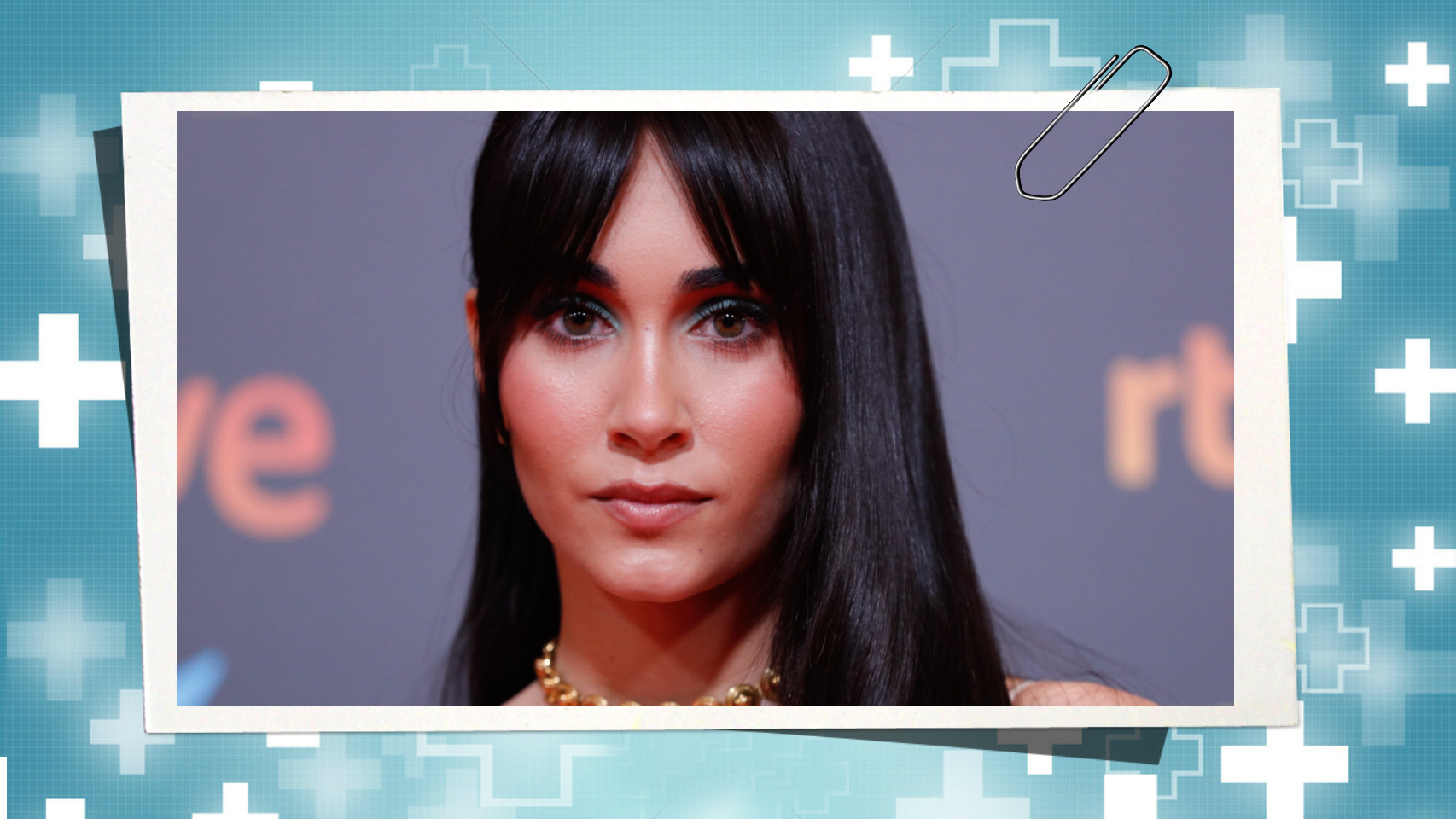 Aitana Ocaña en un montaje de JALEOS.