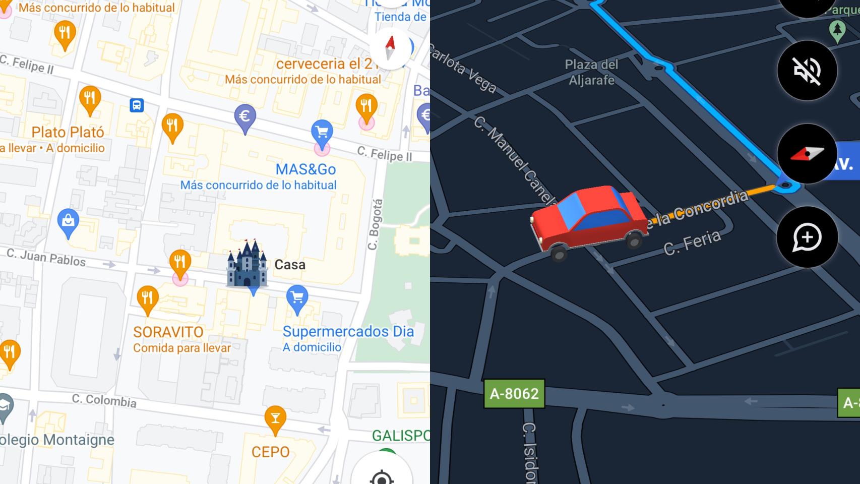 Cómo cambair el icono de tu coche o de tu casa en Google Maps