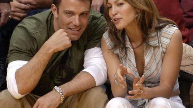 Ben Affleck y Jennifer López cuando fueron novios en la juventud.