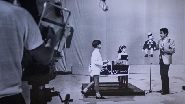Javier Sánchez durante su participación en el concurso de mentalistas jóvenes de José Luis Moreno.