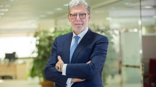 El presidente de la CEOE Castilla y León, Santiago Aparicio