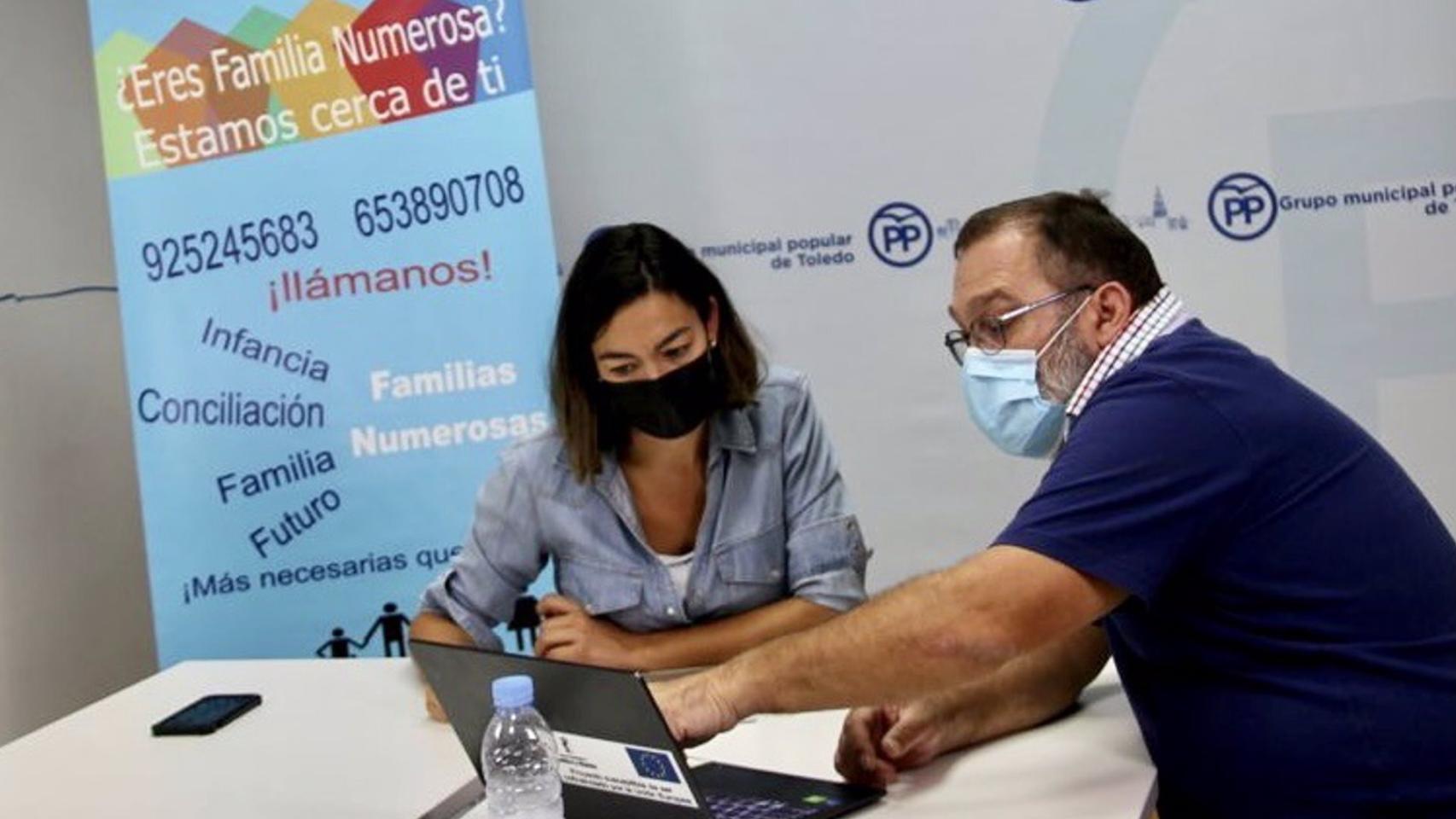 Claudia Alonso, portavoz del PP en el Ayuntamiento de Toledo