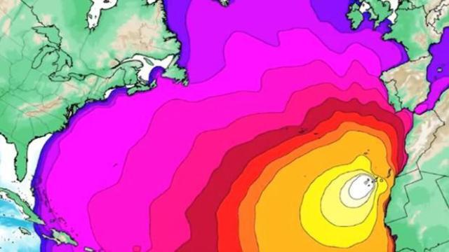 Una de las imágenes que ilustran cómo el megatsunami podría originarse en La Palma.