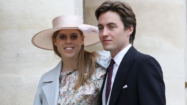 Beatriz de York y su marido, Edoardo Mapelli, en una imagen tomada en octubre de 2019.