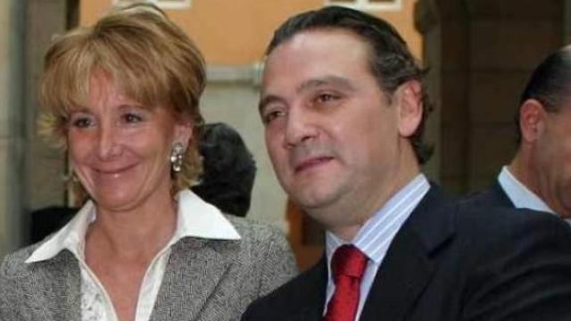 Alfredo Prada y Esperanza Aguirre, en una imagen de archivo./