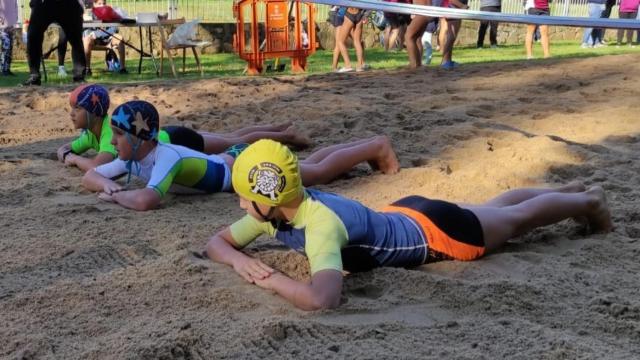 Un momento de la competición del Trofeo Nacional de Salvamento y Socorrismo Ciudad de Benavente