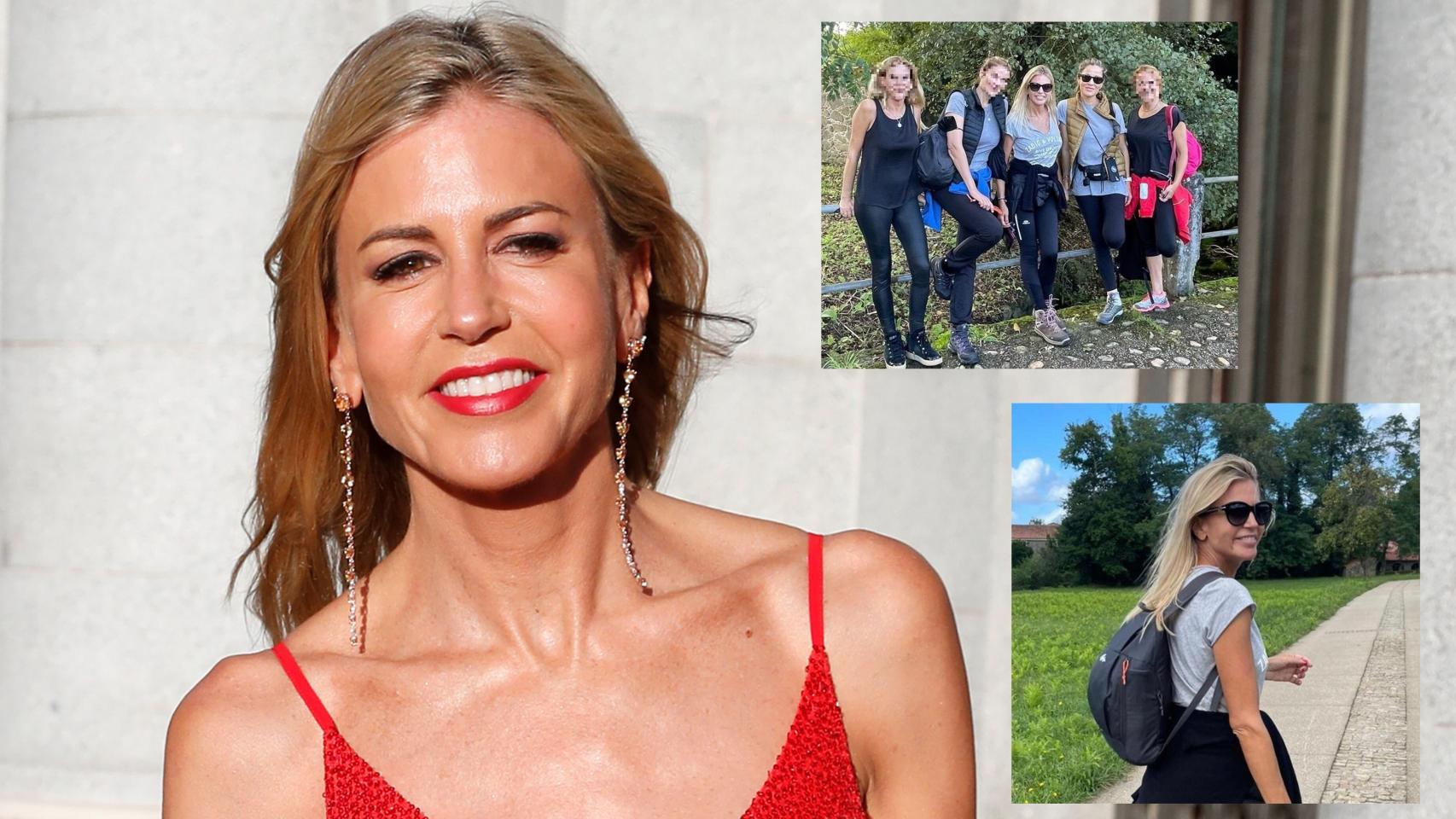 Patricia Cerezo, exmujer de Ramón García, en montaje de JALEOS junto a varias amigas.
