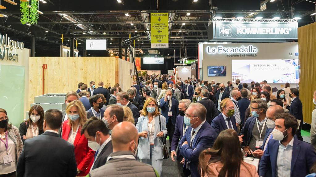 Imagen de la primera jornada de Rebuild 2021, la feria del sector de la edificación