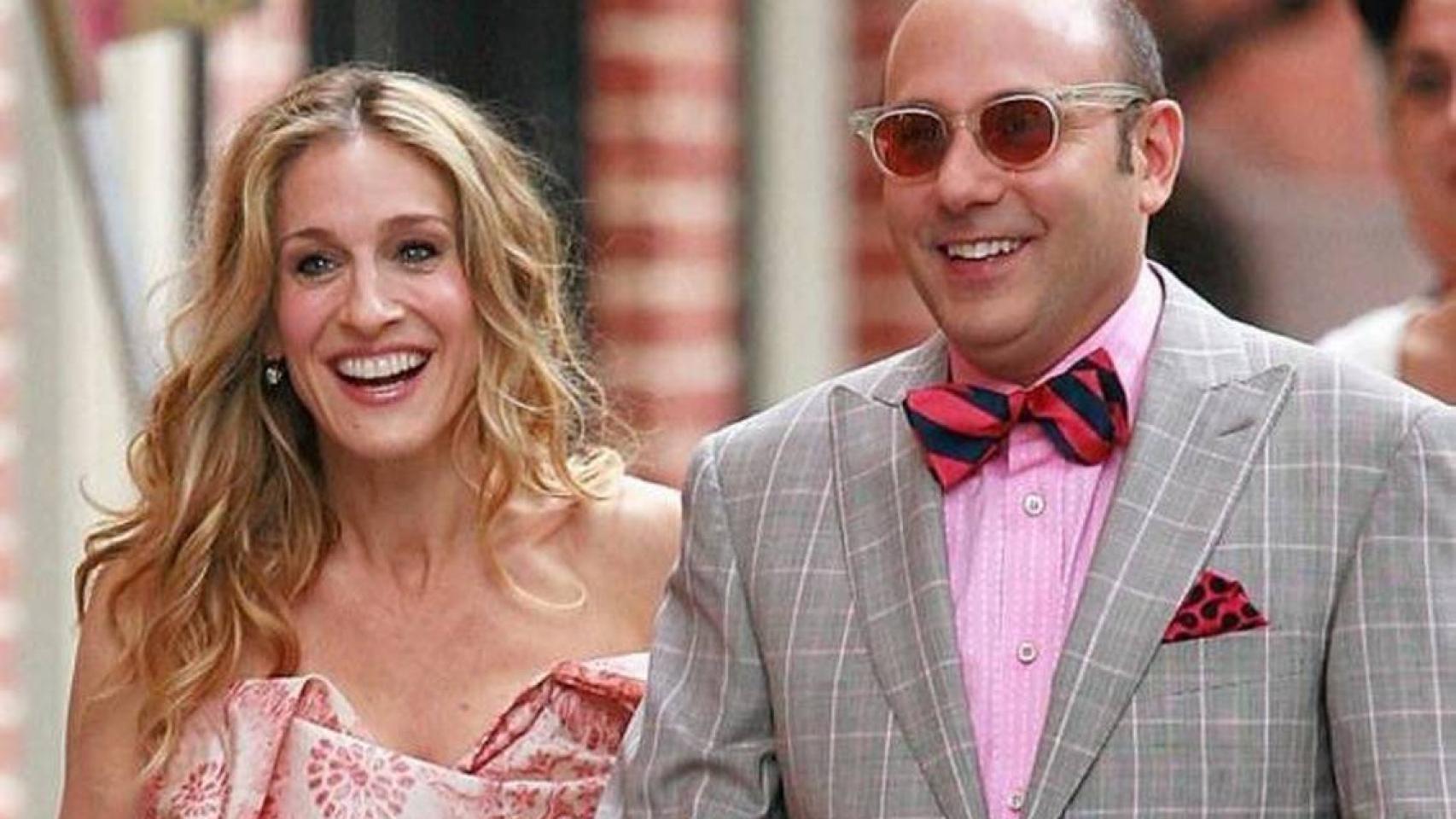 Willie Garson junto a Sarah Jessica Parker en 'Sexo en Nueva York'