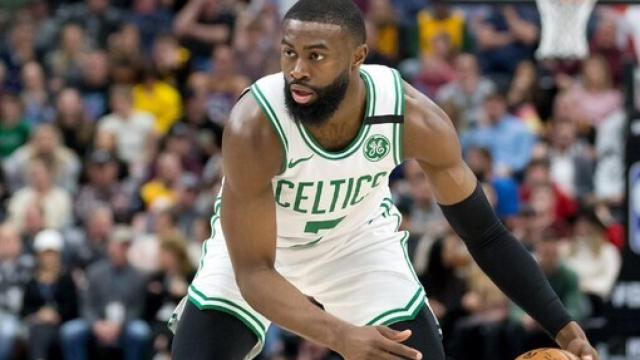 Jaylen Brown, con los Boston Celtics