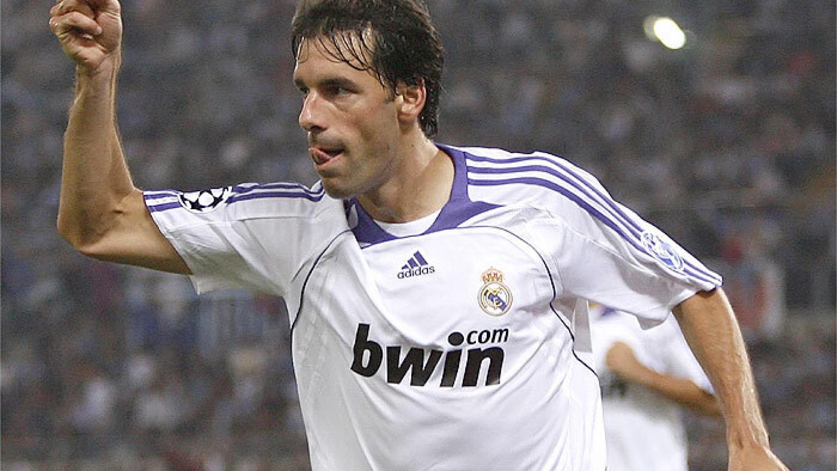 Ruud Van Nistelrooy, en un partido del Real Madrid