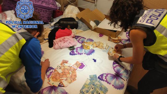 Incautación de los bienes de la banda