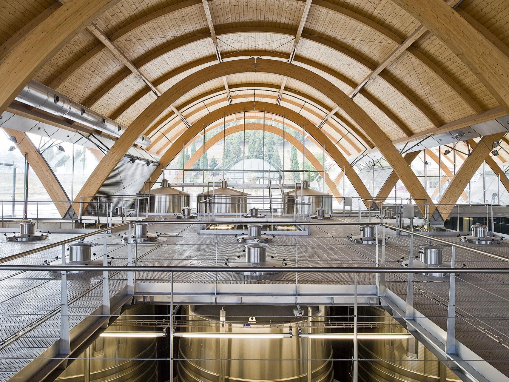 Instalaciones de Bodegas Protos, en Peñafiel