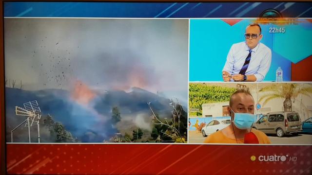 El juez zamorano Raúl relata como se ha quedado sin nada tras la erupción del volcán en La Palma