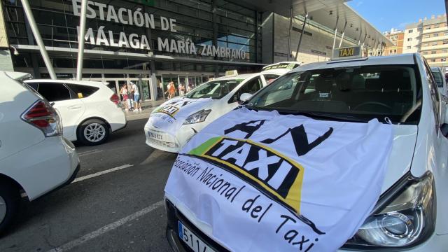 Protesta de los taxis