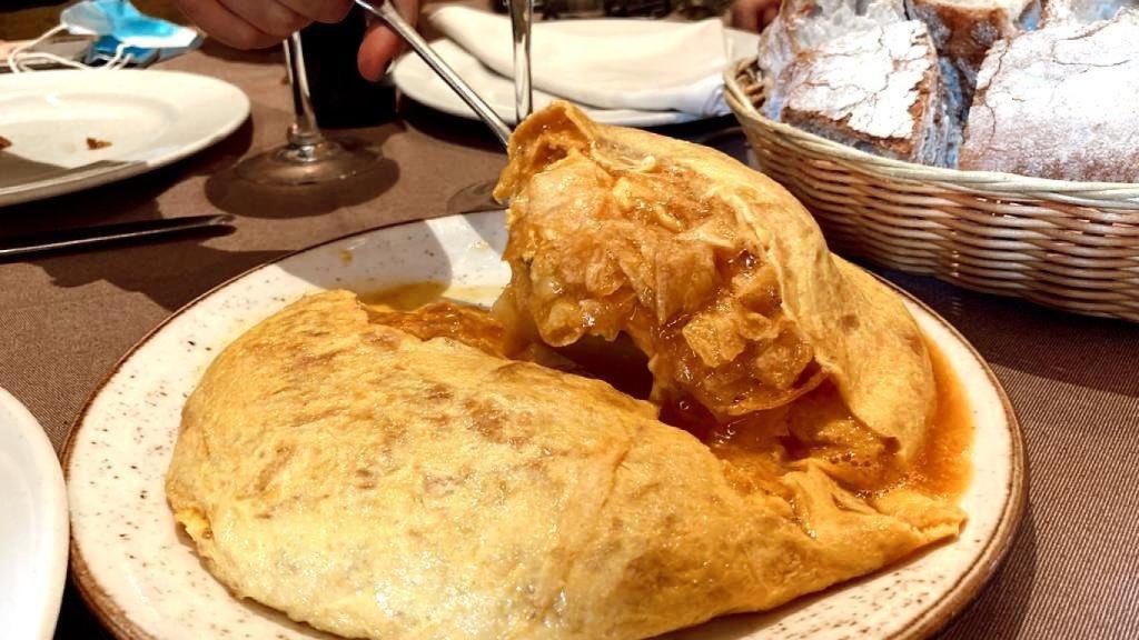 Tortilla de Betanzos en Taberna da Penela