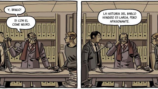 Paco Roca ilustra el guion de Guillermo Corral, ahora adaptado por Amenábar en una serie.