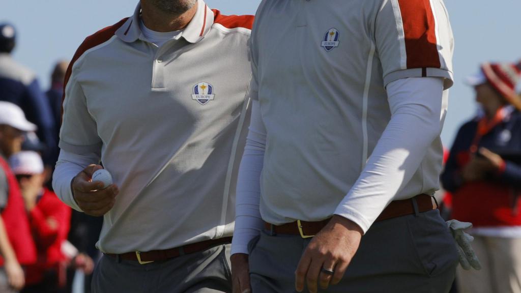 Sergio García y Jon Rahm, en la Ryder Cup 2020