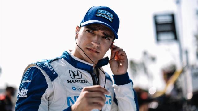 Álex Palou, en el Gran Premio de Long Beach en la Indycar