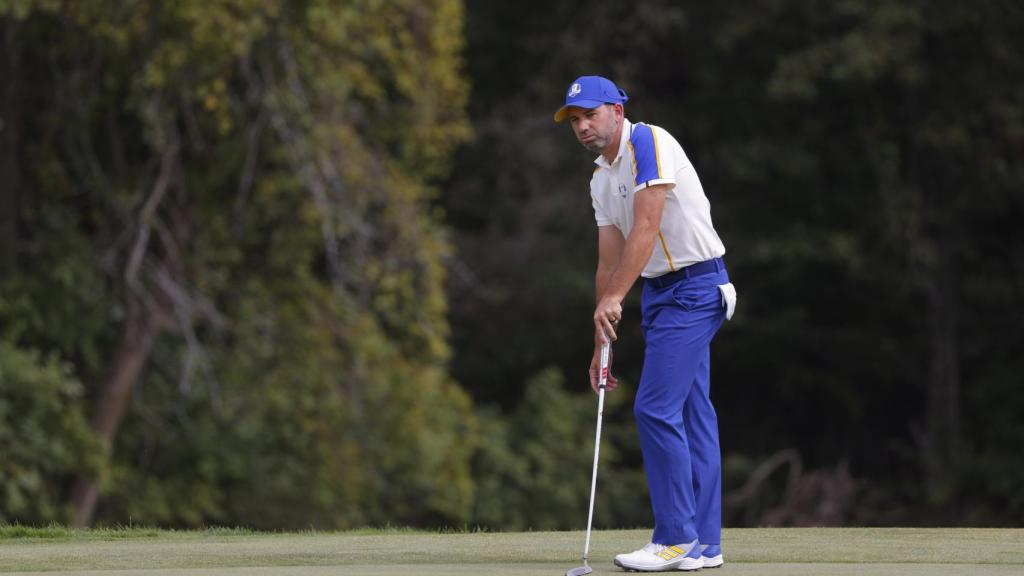 Sergio García durante la Ryder Cup