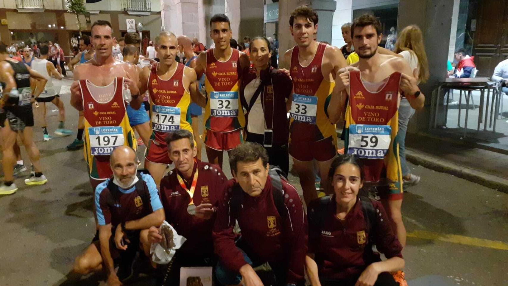 Imagen de los atletas zamoranos